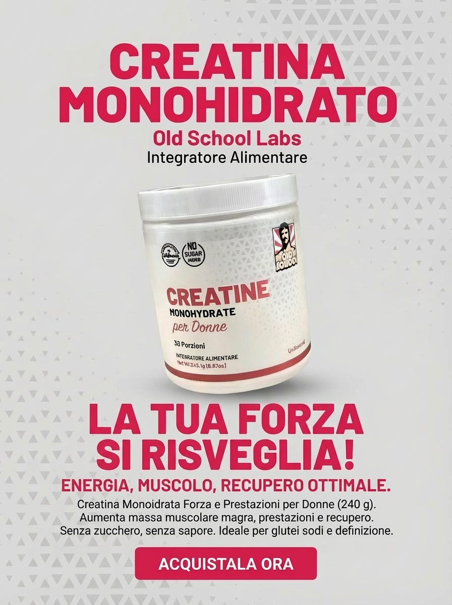 Creatina Monoidrato Forza e Prestazioni per Donne (240 g)